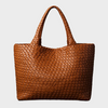 Grand sac cabas pour femme à texture tressée à la main et au design spacieux