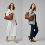 Women's Large Tote Bag with Handwoven Texture and Spacious Design