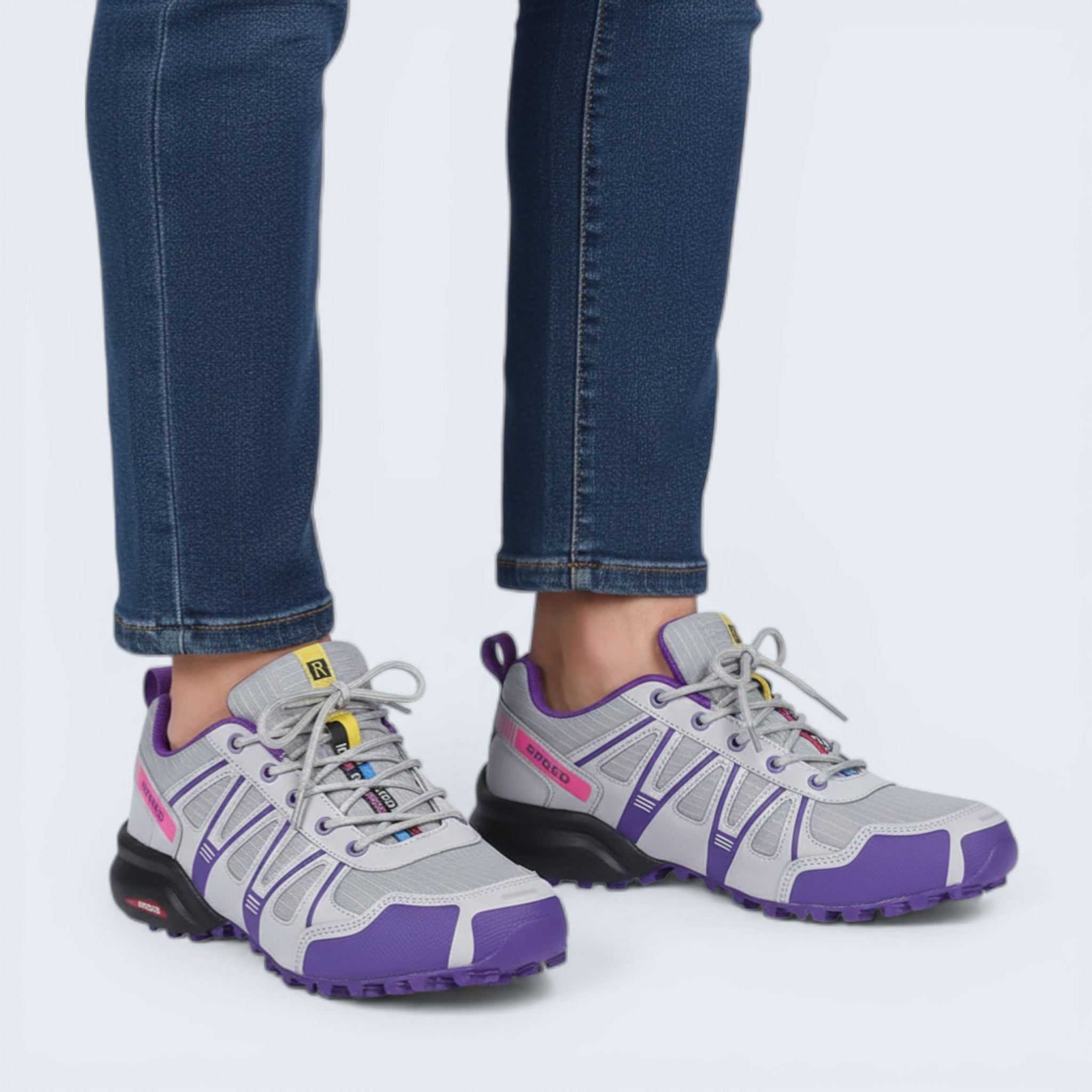 B&B Men Hiking Shoes – Breathable Lace-Up Everyday Comfort for Casual Walking