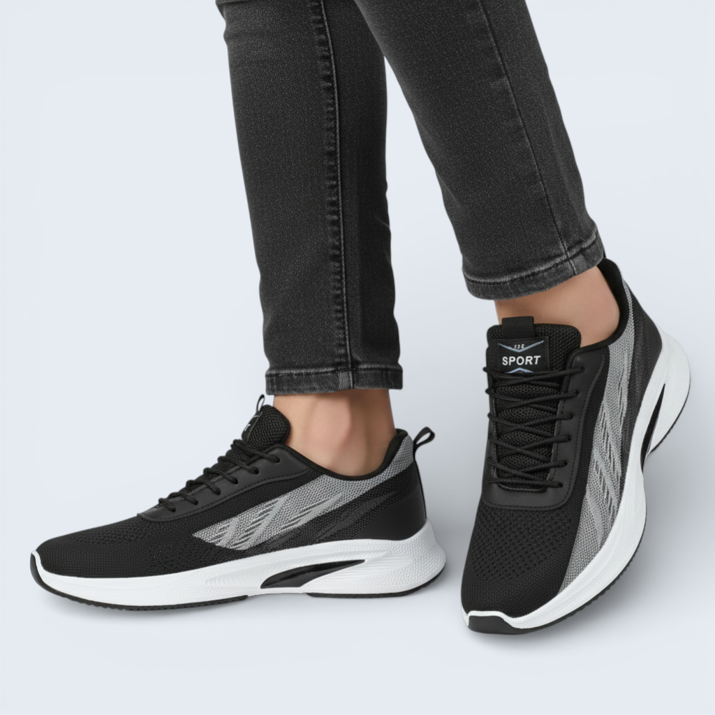 B&B Men’s Casual Walking Shoes – Cushioned Sole Lightweight Daily Wear Sneakers