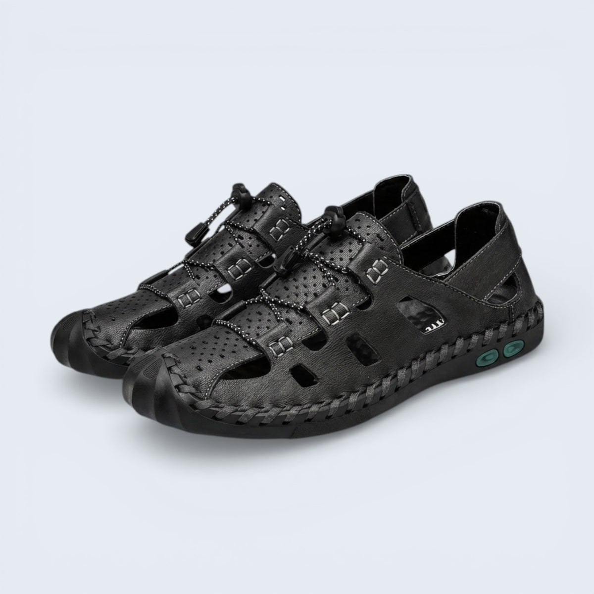 Sandales de pêcheur pour hommes – Design respirant avec découpes, souples et faciles à enfiler pour la marche quotidienne