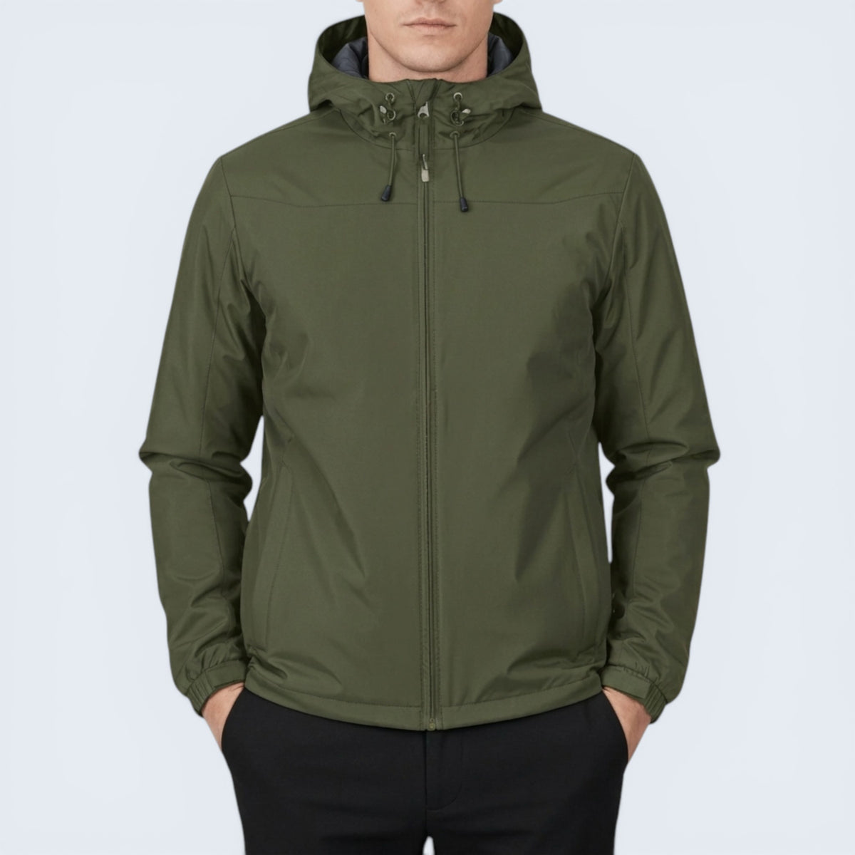 Veste de pluie pour hommes – Design léger et respirant pour la marche en extérieur