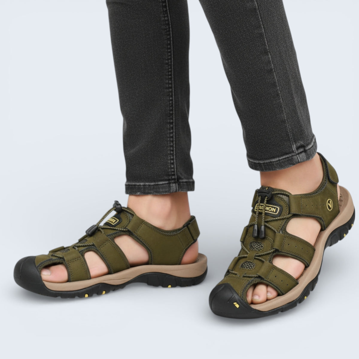Sandales de marche pour hommes – Confort quotidien respirant et rembourré