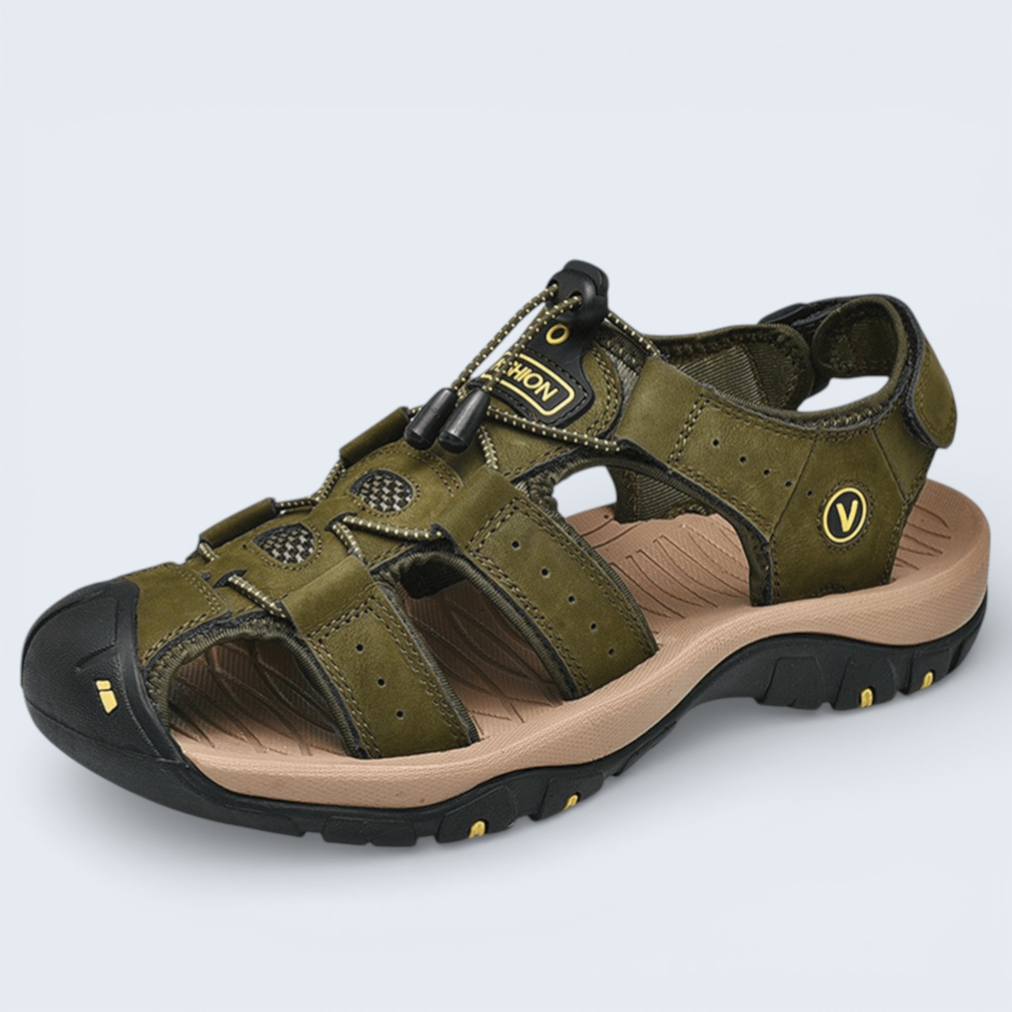 B&B Men Walking Sandals – Breathable and Cushioned Everyday Comfort