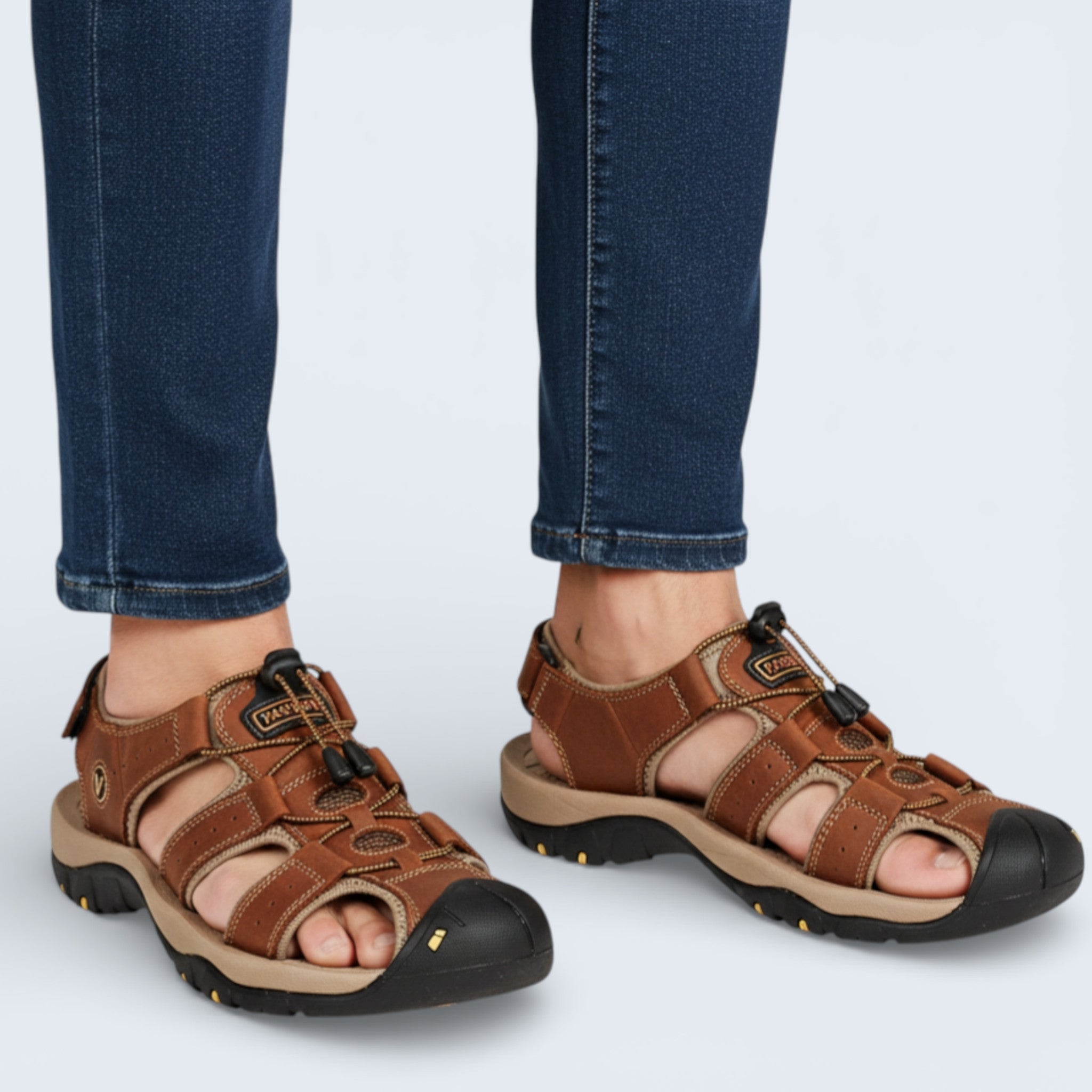 B&B Men Walking Sandals – Breathable and Cushioned Everyday Comfort