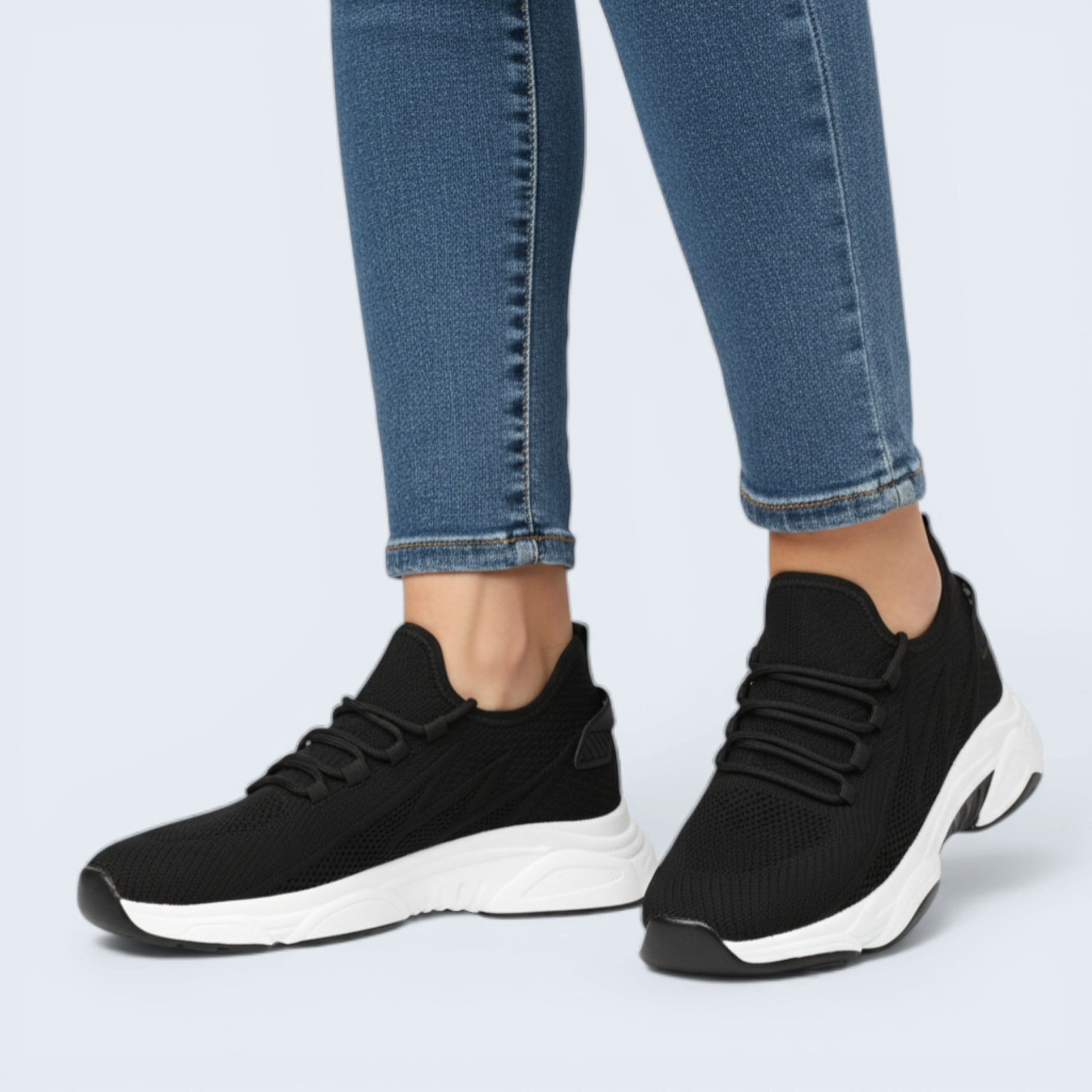 B&B Men Sneakers – Cushioned Hidden Lift Everyday Comfort for Daily Wear