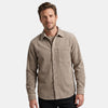 Men's Casual Overshirt with Classic Collar