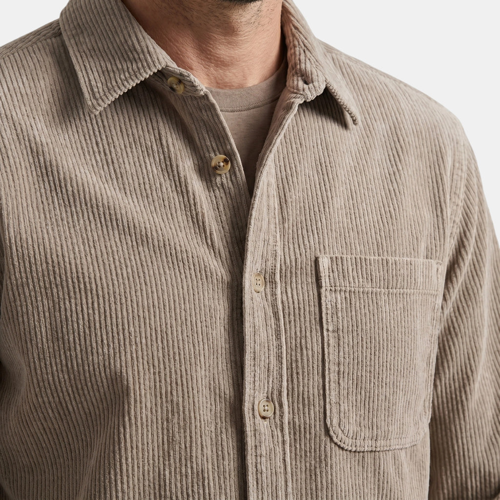 Surchemise décontractée pour homme avec col classique