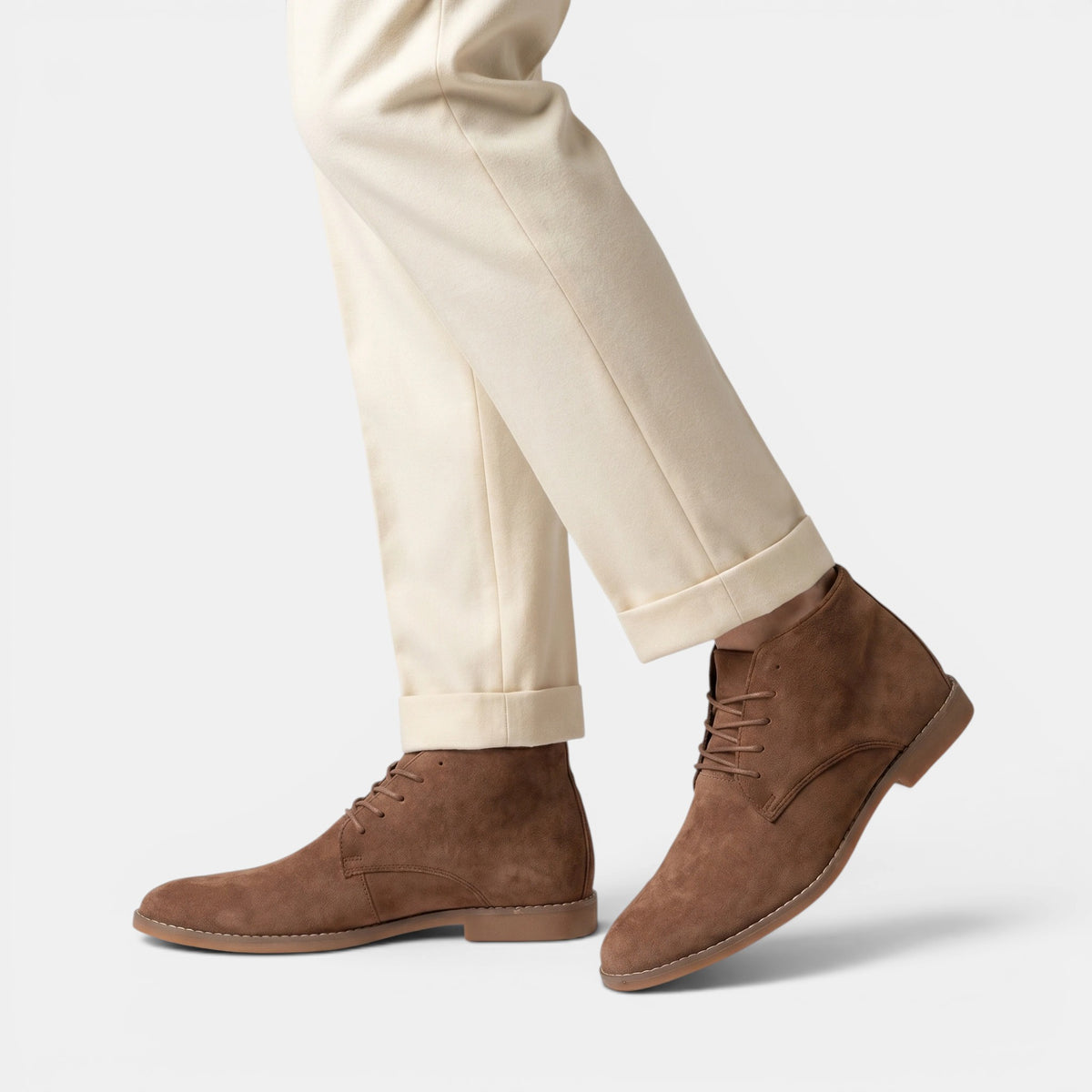 Bottines classiques pour hommes au design minimaliste