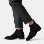 Bottines Chelsea classiques pour hommes avec empiècements latéraux élastiques