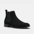 Bottines Chelsea classiques pour hommes avec empiècements latéraux élastiques