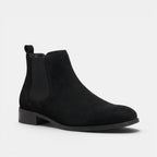 Bottines Chelsea classiques pour hommes avec empiècements latéraux élastiques