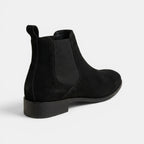 Bottines Chelsea classiques pour hommes avec empiècements latéraux élastiques