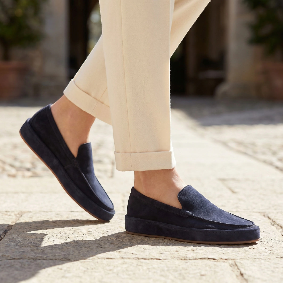 Mocassins classiques pour homme à enfiler, pour une tenue chic et décontractée