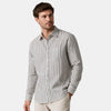 Men's Classic Striped Button Up Shirt