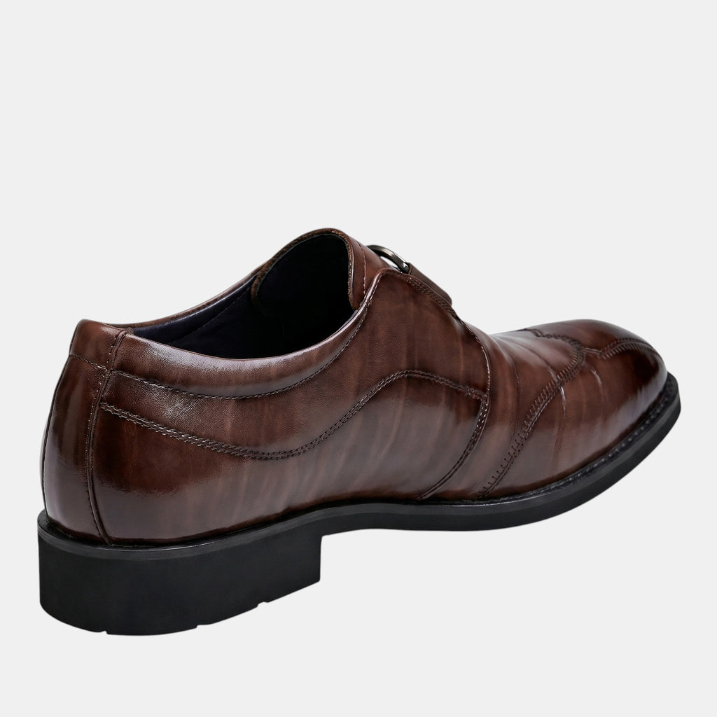 Mocassins formels pour homme avec détails raffinés sur le bout