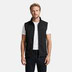 Gilet homme entièrement zippé à col montant
