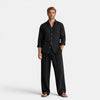 Men's Grandad Collar Shirt and Trouser Set