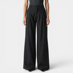 Men's High Waist Wide Leg Trousers for Modern Style