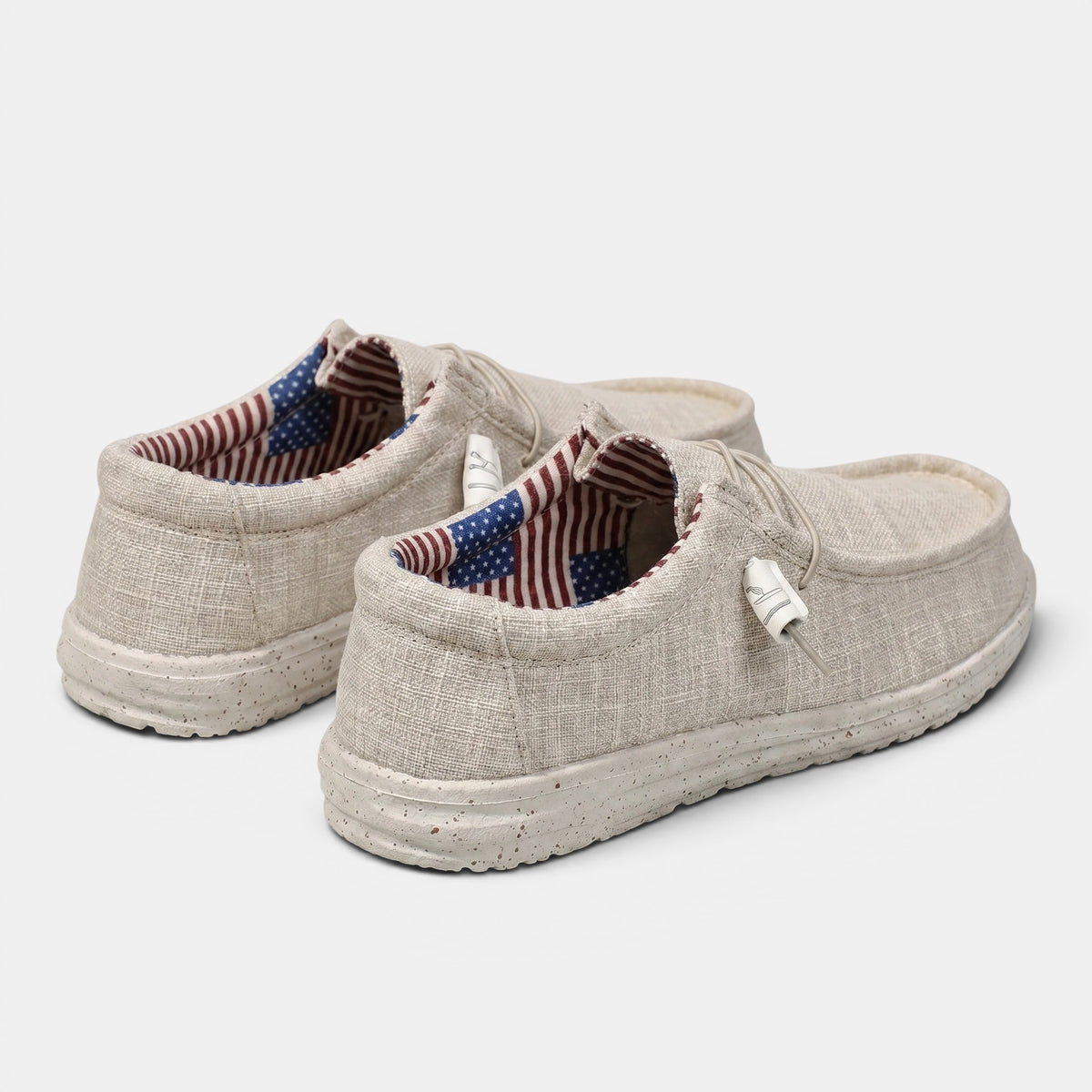 Chaussures mocassins à enfiler pour homme avec lacet élastique et semelle légère