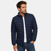 Men's Lightweight Quilted Jacket with Zip Front