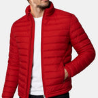 Veste matelassée légère pour homme, fermeture éclair devant  