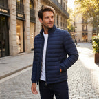 Veste matelassée légère pour homme, fermeture éclair devant  
