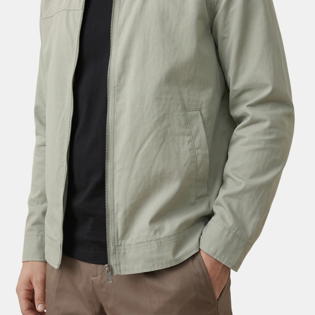 Veste légère zippée pour homme avec col classique