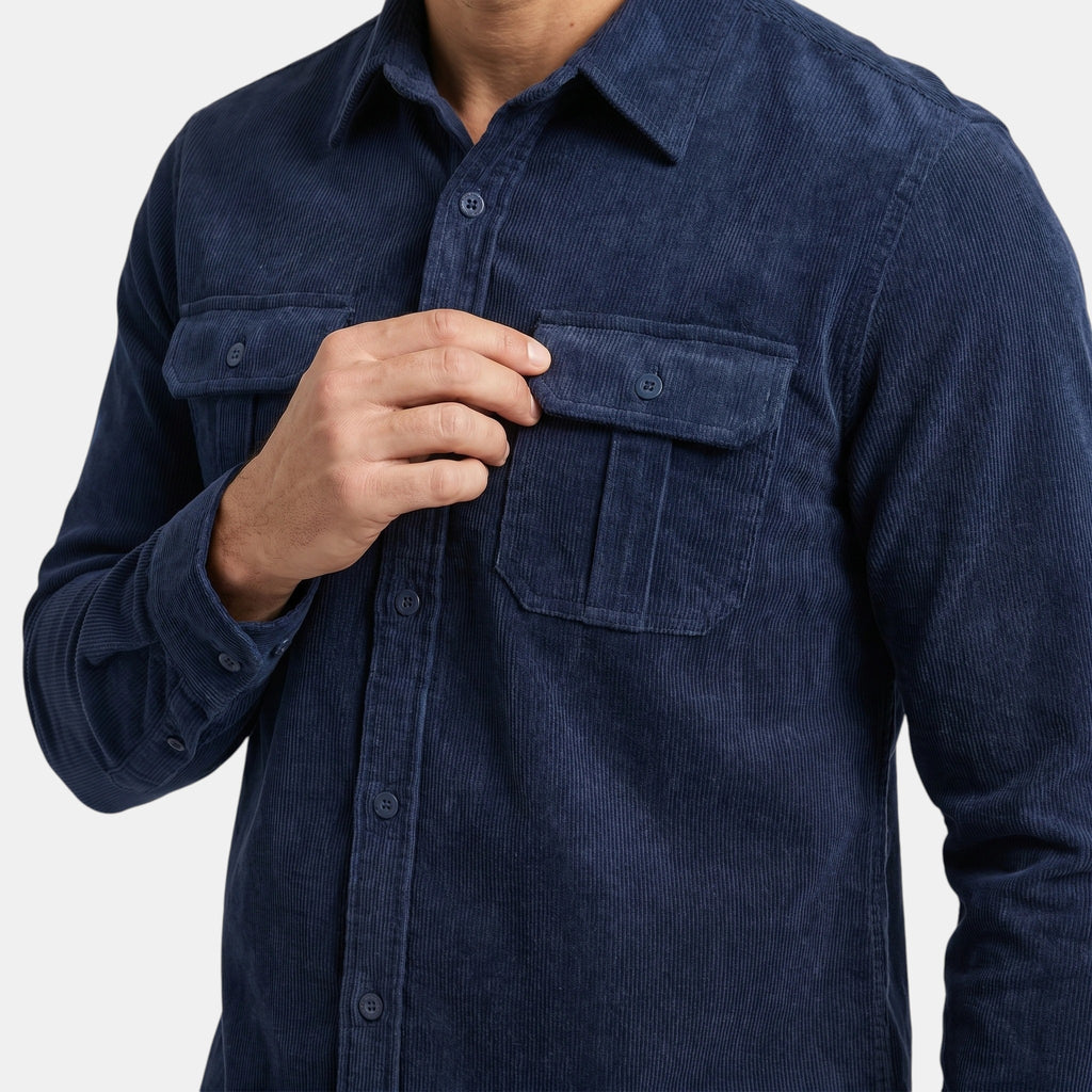 Surchemise décontractée à manches longues pour homme pour un usage quotidien