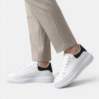 Baskets minimalistes à lacets pour homme, à porter au quotidien