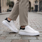 Baskets minimalistes à lacets pour homme, à porter au quotidien