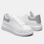 Baskets minimalistes à lacets pour homme, à porter au quotidien