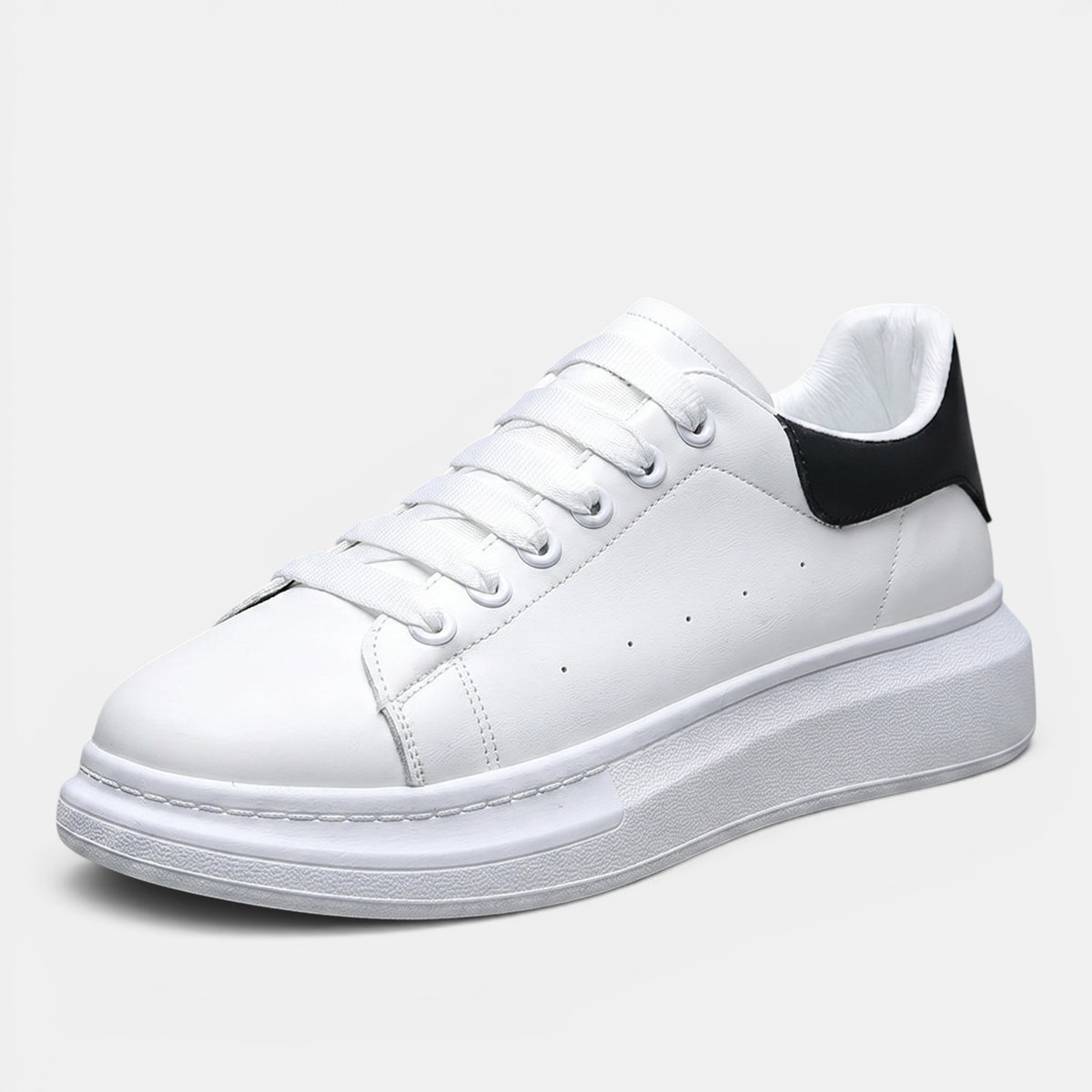 Baskets minimalistes à lacets pour homme, à porter au quotidien