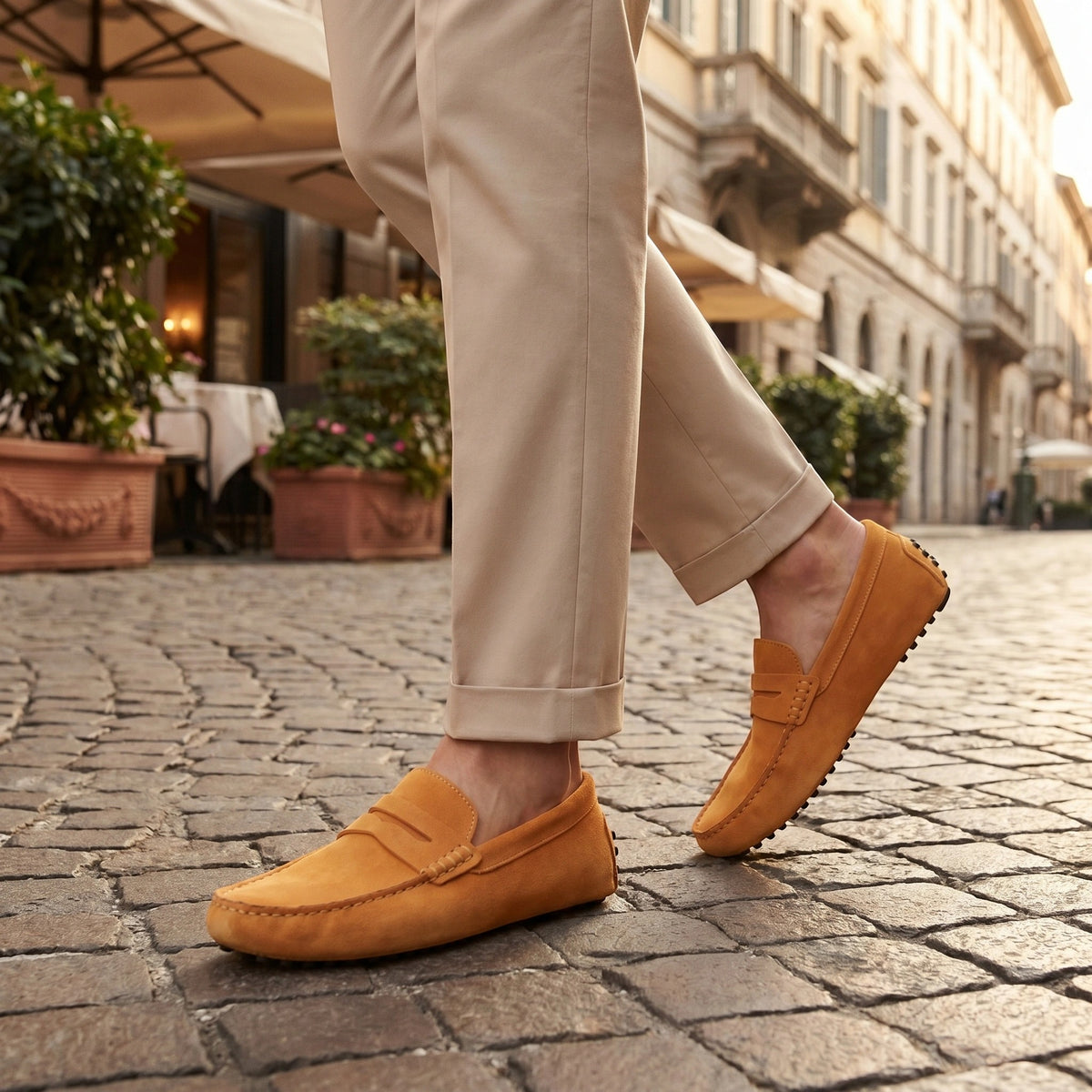 Mocassins penny pour homme confortables à enfiler