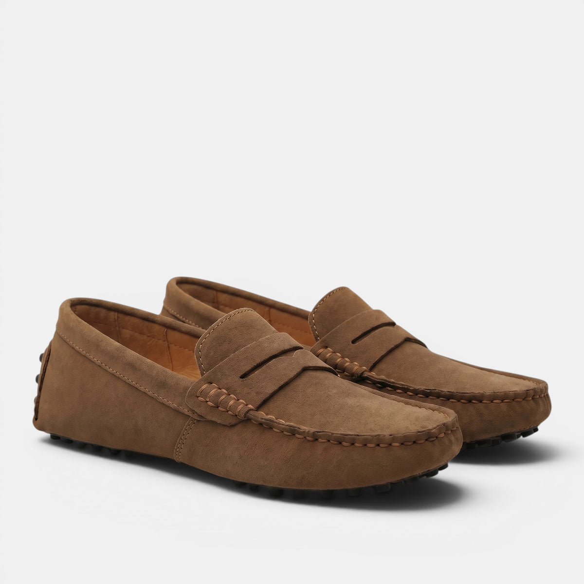 Mocassins penny pour homme confortables à enfiler