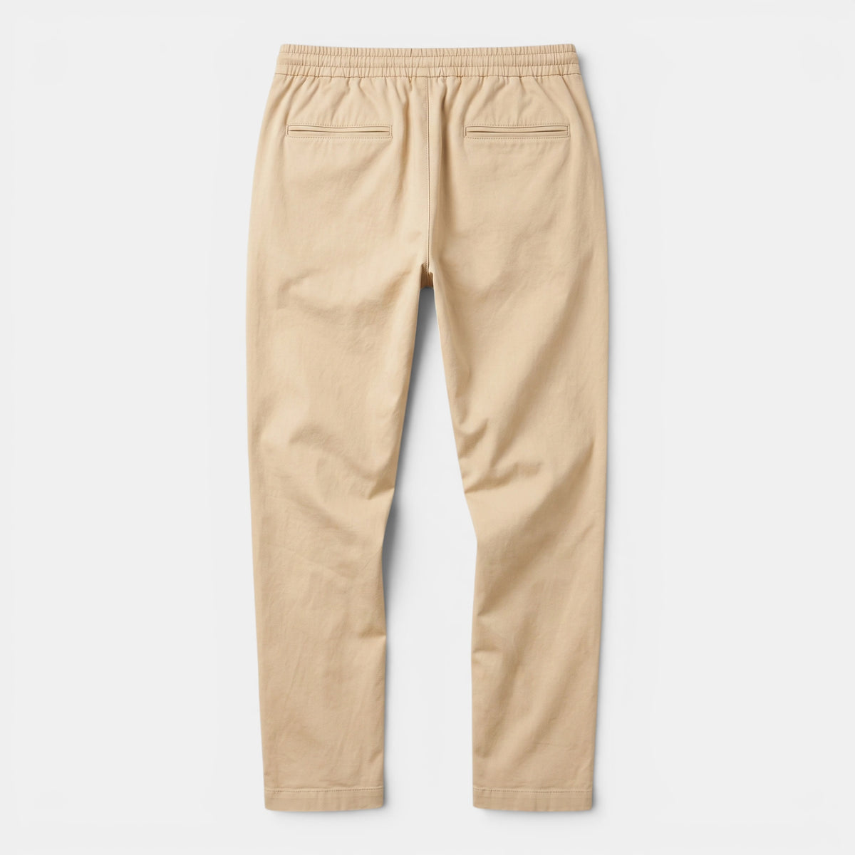 Pantalon homme coupe classique à cordon de serrage et taille élastique