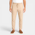 Pantalon homme coupe classique à cordon de serrage et taille élastique