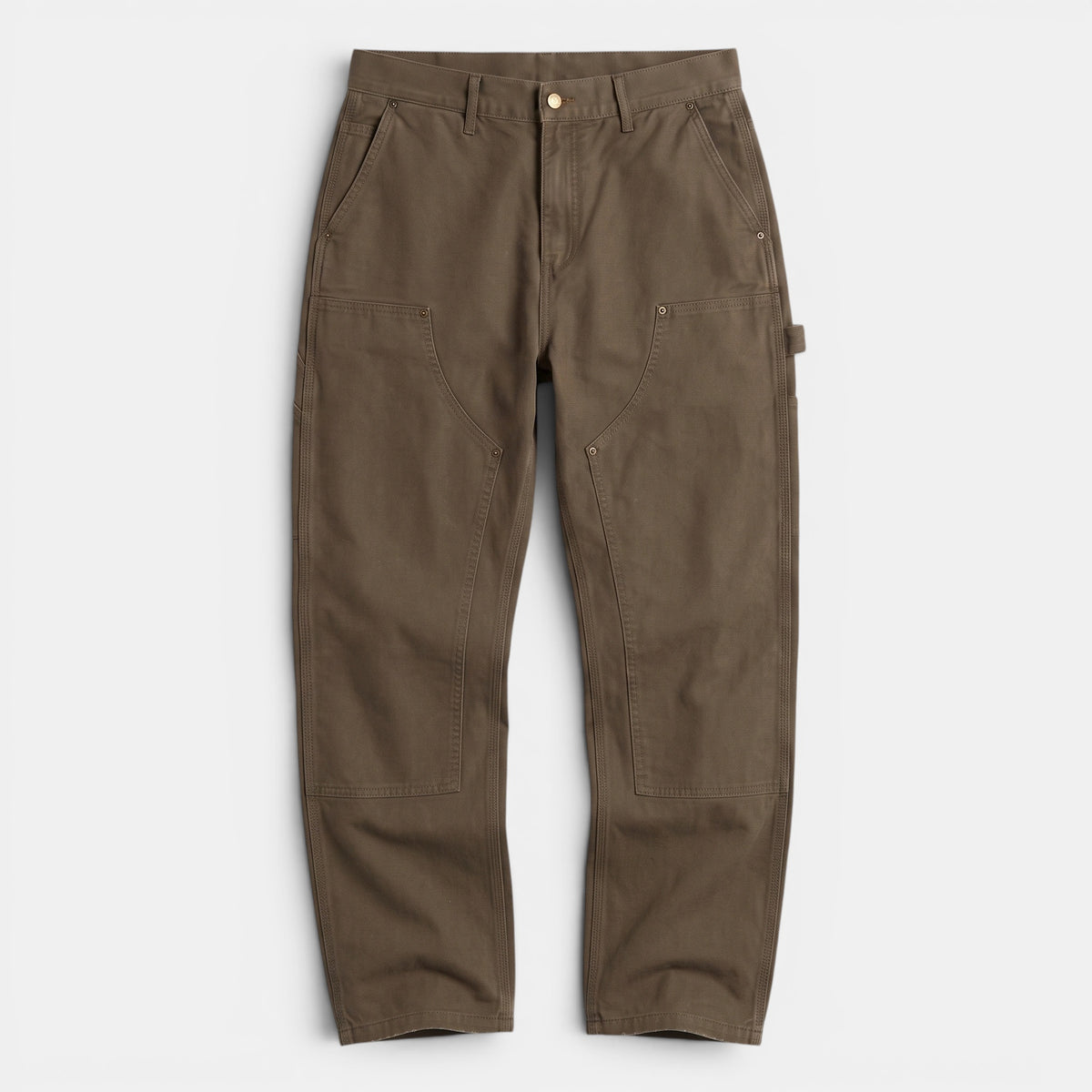 Men's Relaxed Fit Utility Pants with Reinforced Knees