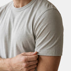 T-shirt homme à manches courtes et col rond