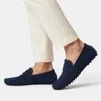Mocassins à enfiler pour homme, chaussures penny classiques de conduite