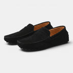 Mocassins à enfiler pour homme, chaussures penny classiques de conduite