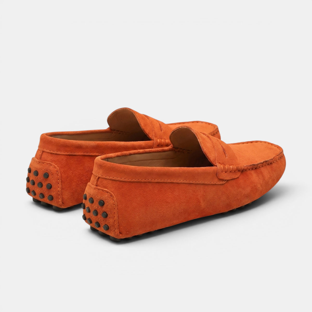 Mocassins à enfiler pour homme, chaussures penny classiques de conduite