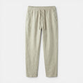 Men's Relaxed Fit Tapered Trousers with Elasticated Waistband and Drawstring