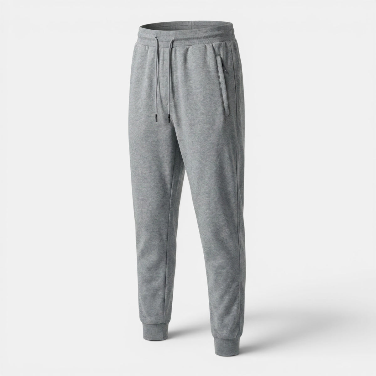 Men's Tapered Jogger Pants with Zip Pockets