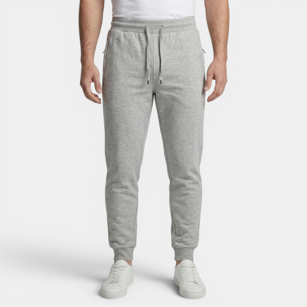 Men's Tapered Jogger Pants with Zip Pockets