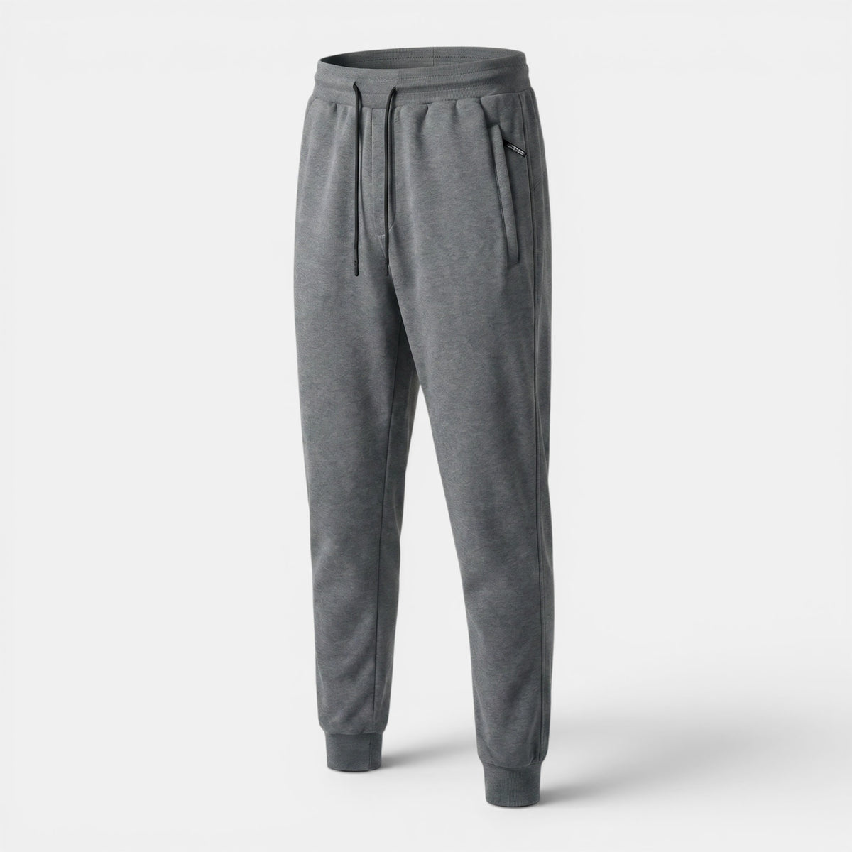 Men's Tapered Jogger Pants with Zip Pockets