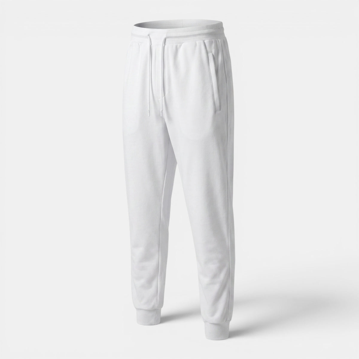 Men's Tapered Jogger Pants with Zip Pockets