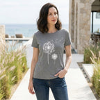 Women's Casual Graphic Crew Neck T Shirt