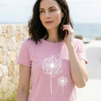 Women's Casual Graphic Crew Neck T Shirt