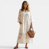 Women's Lace Maxi Dress Elegant Relaxed Fit